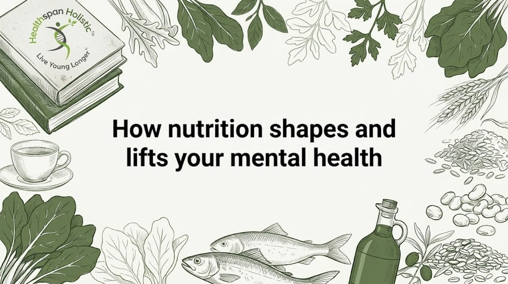 Hand-drawn food and wellness frame title card