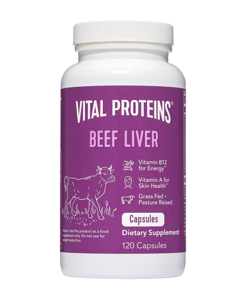 Beef Liver 120 Capsules - Healthspan Holistic