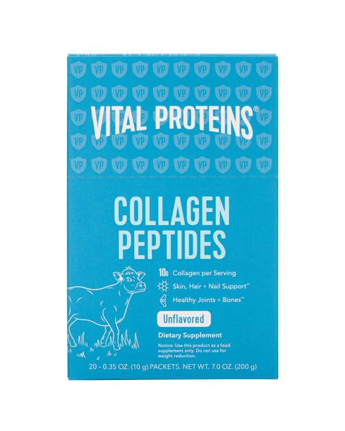 Collagen Peptides Stick Pack Box 20 Servings - Healthspan Holistic
