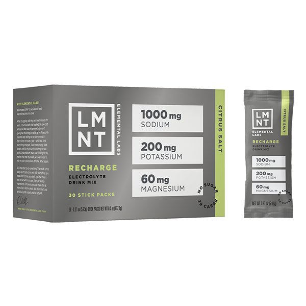 LMNT Recharge – Citrus Salt 30 Servings - Healthspan Holistic