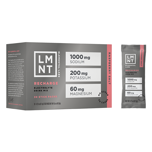 LMNT Recharge – Raspberry Salt 30 Servings - Healthspan Holistic