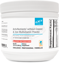 ActivNutrients® without Copper & Iron Multivitamin Powder Fruit Punch 60 Servings - Healthspan Holistic