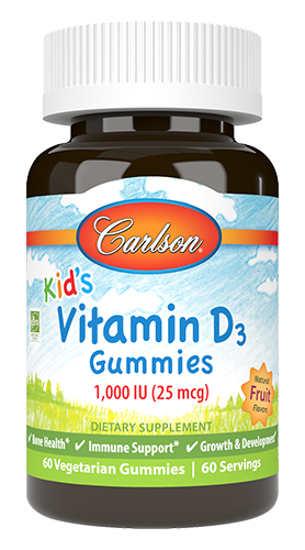 Kid's Vitamin D3 Gummies 60 Gummies - Healthspan Holistic