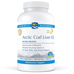 Arctic Cod Liver Oil 180 Softgels - Healthspan Holistic
