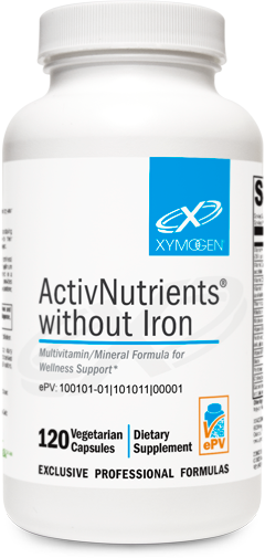 ActivNutrients® without Iron 120 Capsules - Healthspan Holistic