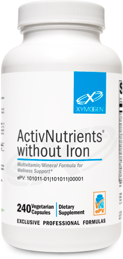 ActivNutrients® without Iron 240 Capsules - Healthspan Holistic