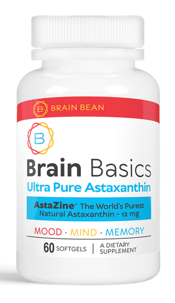 Brain Basics Ultra Pure Astaxanthin 60 Softgels - Healthspan Holistic