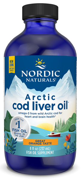 Arctic Cod Liver Oil Orange 8 fl oz - Healthspan Holistic
