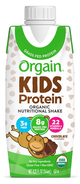 Kids Protein Organic Nutrition Shake Chocolate Single Serving Pack - Healthspan Holistic