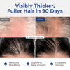 Before and after images of Neurogan Health GHK-Cu Copper Peptide Hair & Scalp Serum showing improved hair growth and scalp health.