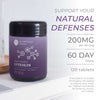 Neurogan Health luteolin tablets bottle with label showing supplement facts, placed on a white background.