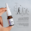Neurogan Health NAD nasal spray bottle with labeled packaging and spray nozzle, designed for nasal application and health support.