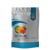Integrative Peptides Gut Feeling Peptides Stick Packs Mango Strawberry, 45-count, with colorful fruit-flavored sachets.