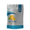 Integrative Peptides Gut Feeling Peptides stick packs in orange creme flavor, 45 count, showing individual orange creme flavored sticks.