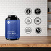 Neurogan Health Liposomal Fisetin Capsules for vitamins and supplements, shown in a clear container with label.