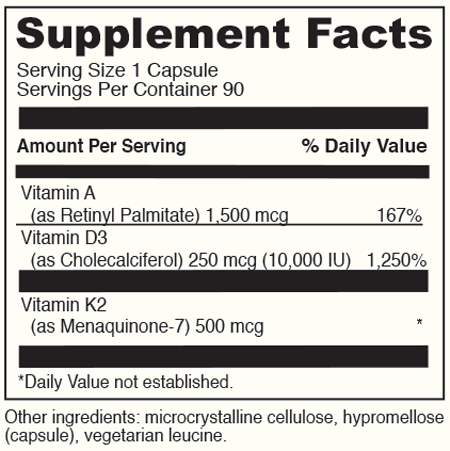 A.D.K 10 90 Capsules - Davinci Labs - Healthspan Holistic