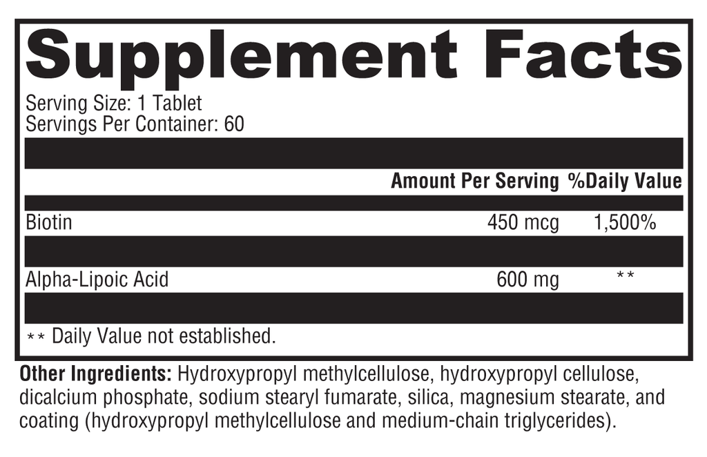 ALAmax™ CR 60 Tablets - XYMOGEN® - Healthspan Holistic