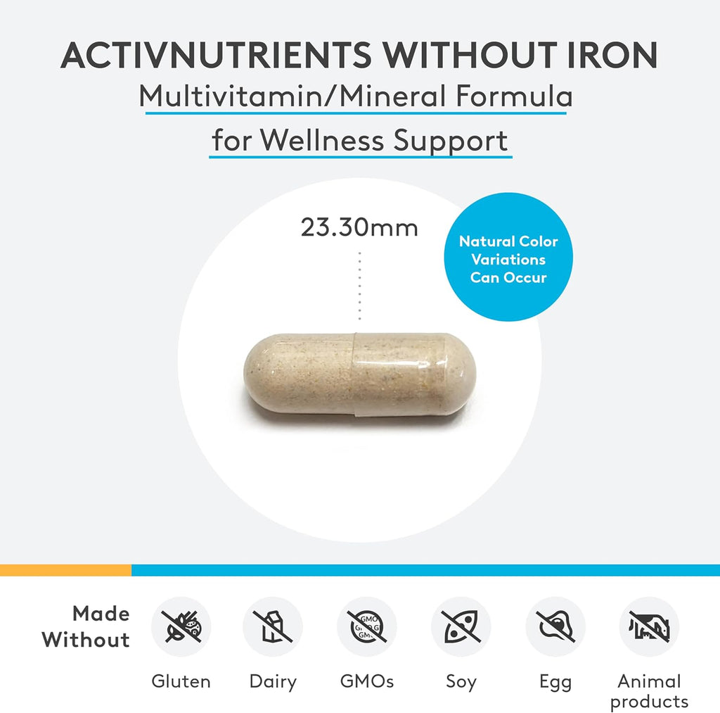ActivNutrients® without Iron 120 Capsules - XYMOGEN® - Healthspan Holistic