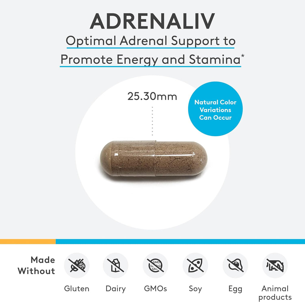 Adrenaliv® 60 Capsules - XYMOGEN® - Healthspan Holistic