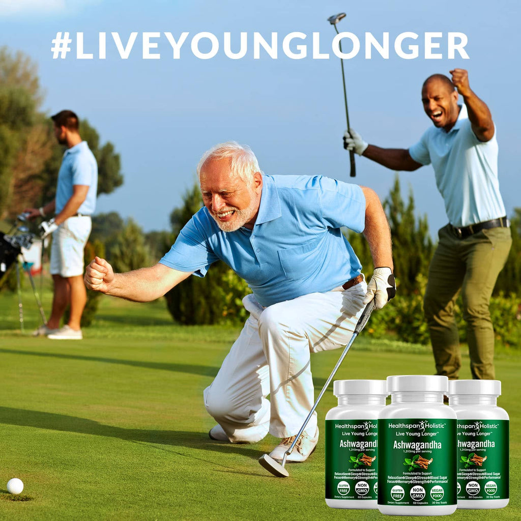 Organic Ashwagandha 60 Capsules - Healthspan Holistic