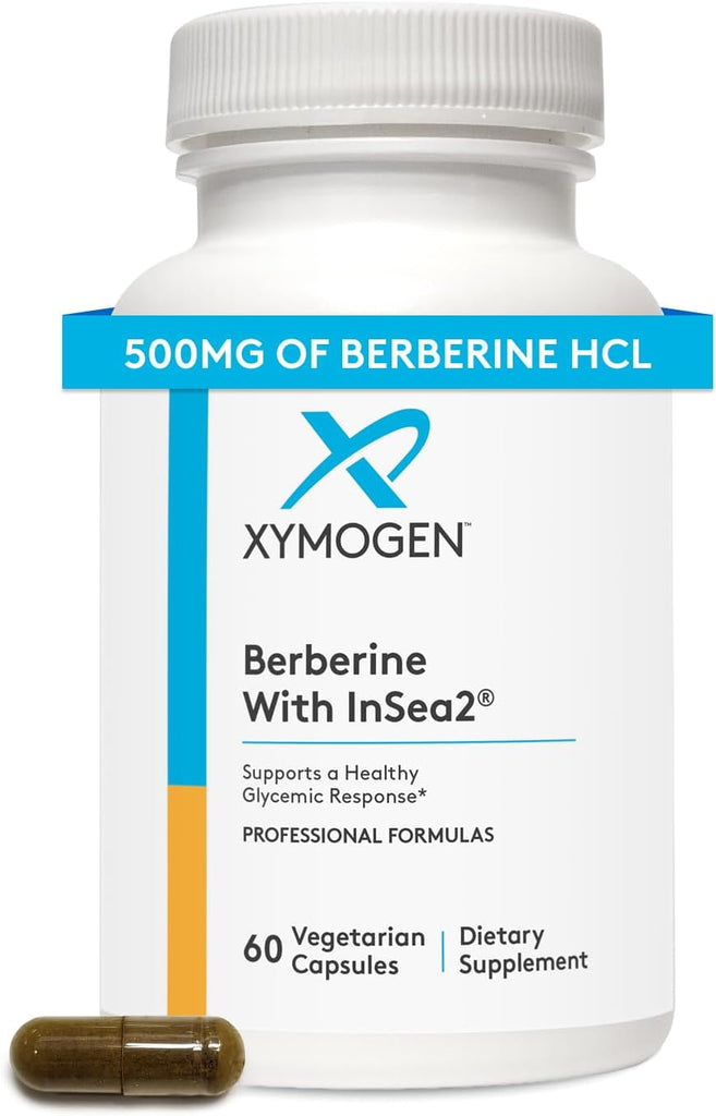Berberine with InSea2® 60 Capsules - XYMOGEN® - Healthspan Holistic