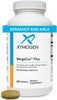 BergaCor Plus 60 tablets by XYMOGEN, dietary supplement bottle with tablets for health support.