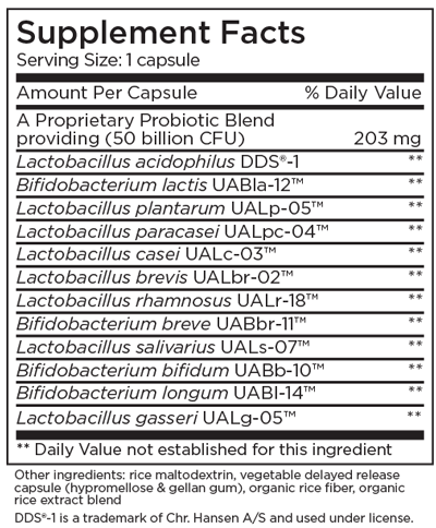 BioMaintenance Probiotic 60 Capsules - Metabolic Maintenance - Healthspan Holistic