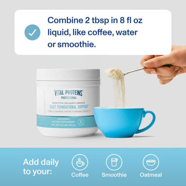 Bioactive Collagen Complex Daily Foundational Support 30 Servings - Vital Proteins - Healthspan Holistic