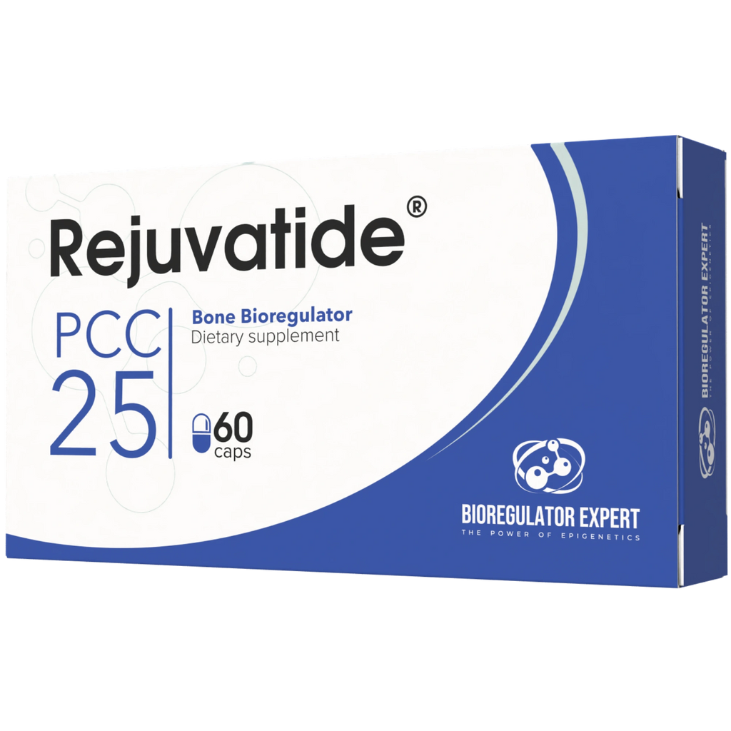 Bone Marrow Bioregulator capsules by Integrative Peptides in a clear bottle, showing 60 capsules on the label.