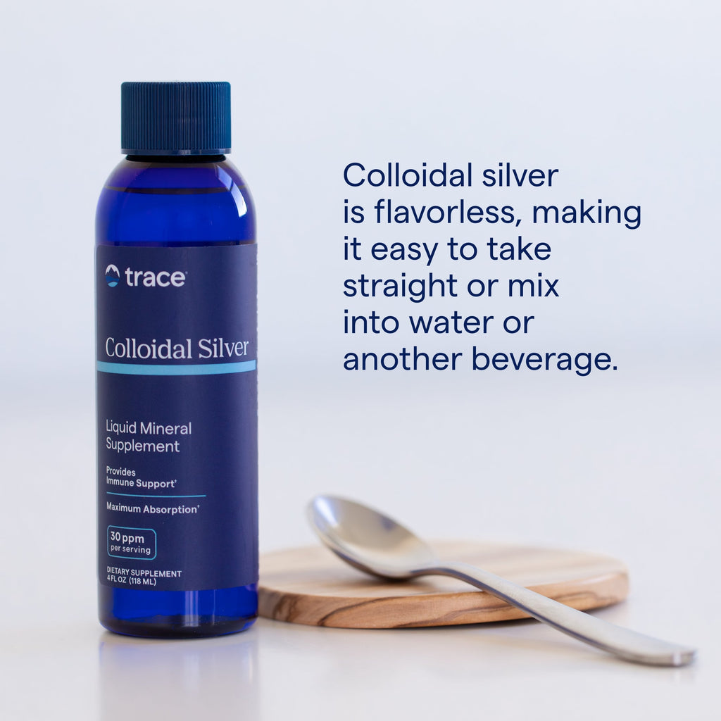 Colloidal Silver 30ppm 8 fl oz - Trace Minerals - Healthspan Holistic
