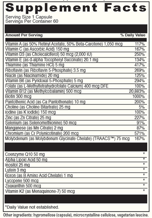 DAILY BEST ULTRA 60 Capsules - Davinci Labs - Healthspan Holistic