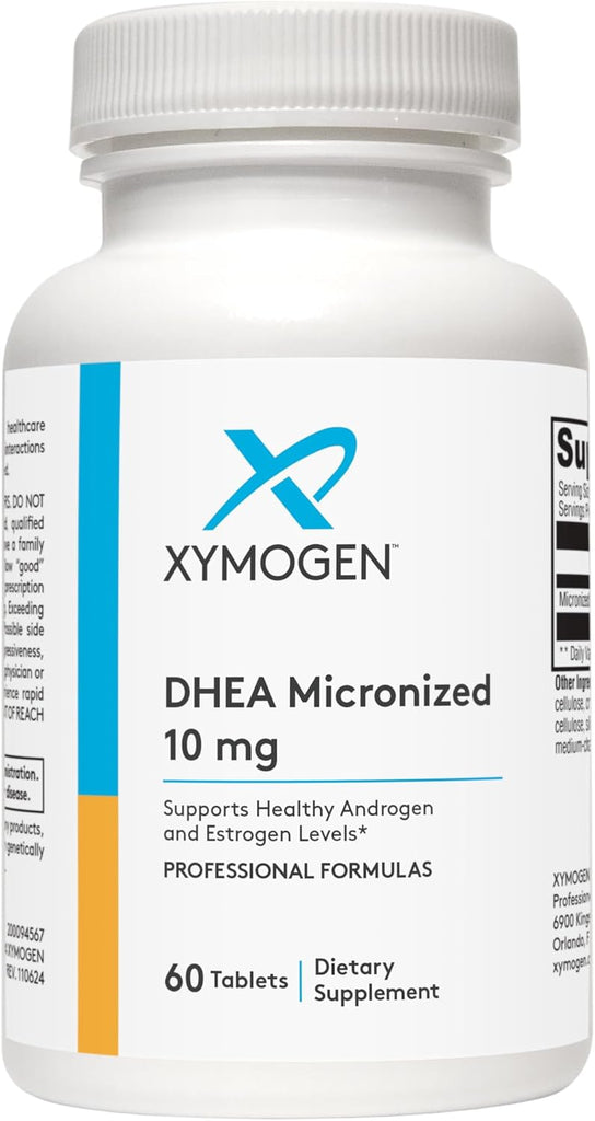 DHEA Micronized 10mg 60 Tablets - XYMOGEN® - Healthspan Holistic