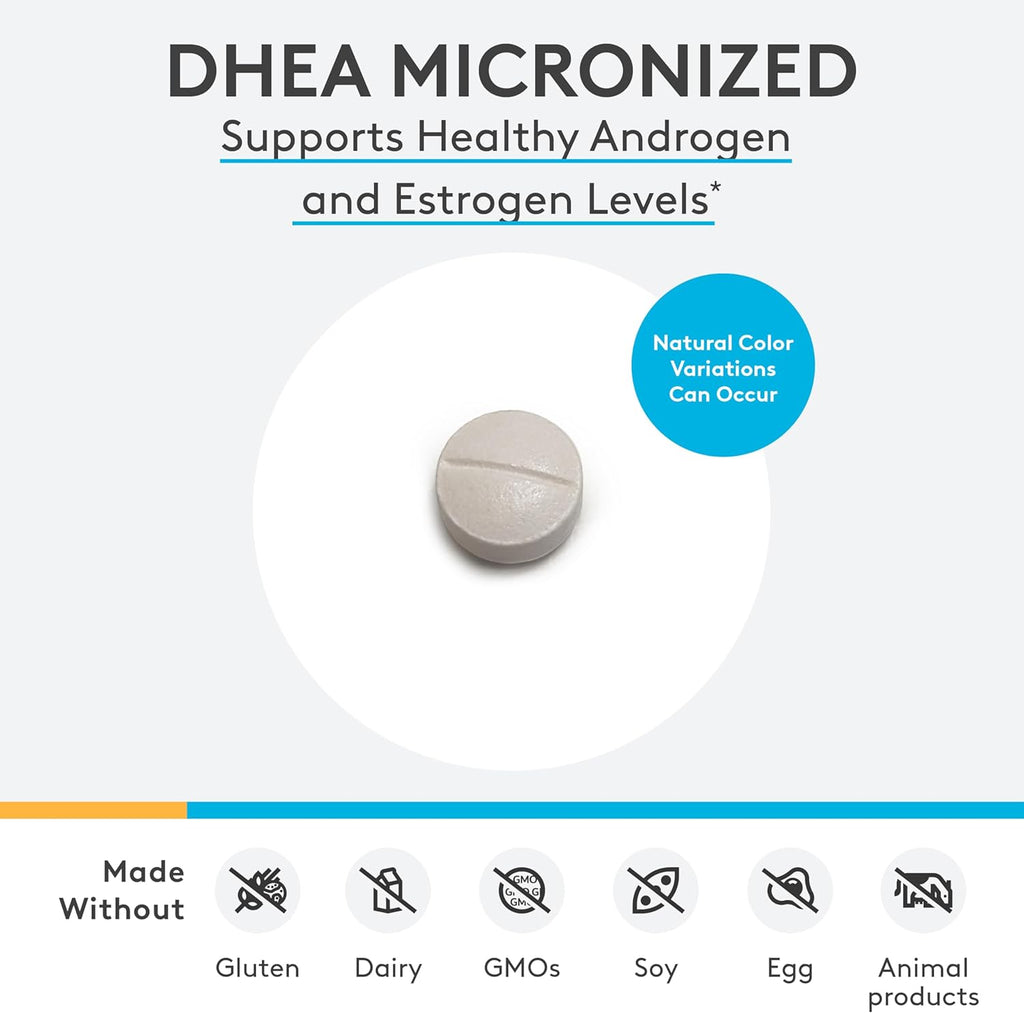 DHEA Micronized 10mg 60 Tablets - XYMOGEN® - Healthspan Holistic