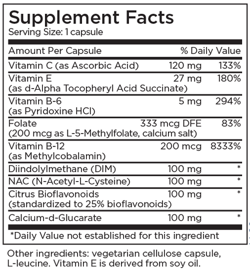 DIM Complex 60 Capsules - Metabolic Maintenance - Healthspan Holistic