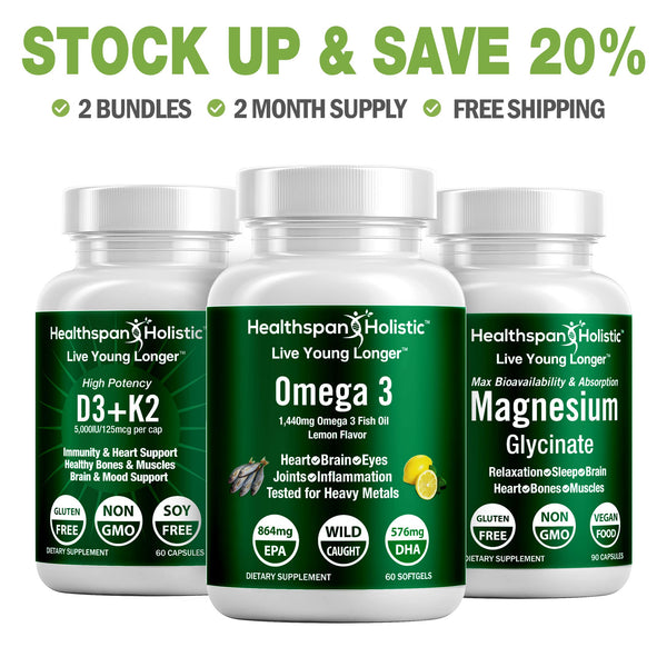 D3-Omega 3-Magnesium - Healthspan Holistic
