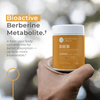 Dihydroberberine capsules from Neurogan Health, bioactive dietary supplement in clear capsule form on white background.