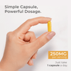 Close-up of Neurogan Health Dihydroberberine Capsules showing the supplement's dosage label on a white background.