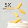 Dihydroberberine capsules by Neurogan Health, dietary supplement for metabolic activation, shown in clear container with capsules.
