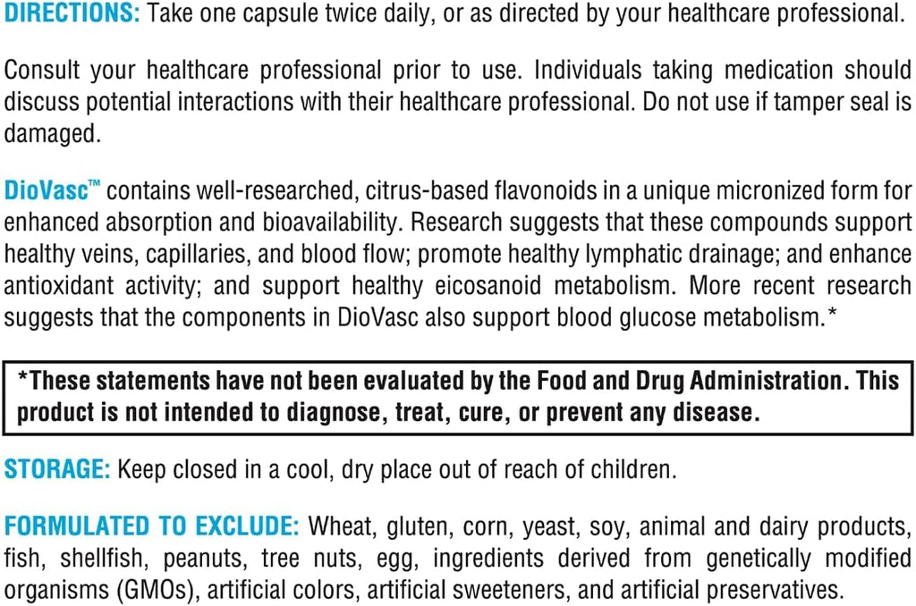 DioVasc™ 60 Capsules - XYMOGEN® - Healthspan Holistic