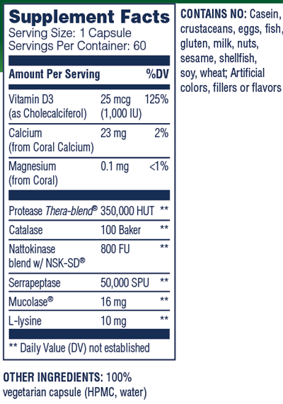 Enzyme Defense Pro 60 Capsules - Healthspan Holistic