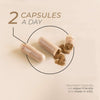 Neurogan Health fenugreek seed capsules in a daily dose container, dietary supplement for health and wellness.