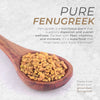 Neurogan Health fenugreek seed capsules in a bottle, natural supplement for health and wellness, with capsules and label visible.