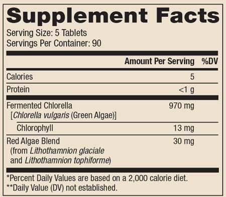 Fermented Chlorella 450 Tablets - Dr. Mercola - Healthspan Holistic