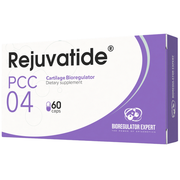 Front view of Integrative Peptides Cartilage Bioregulator 60 capsules bottle showing label and capsules inside.