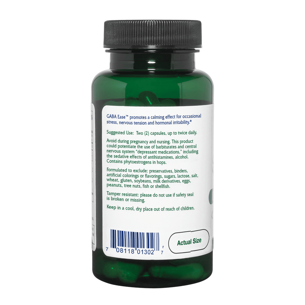 GABA Ease™ 60 Capsules - Vitanica - Healthspan Holistic