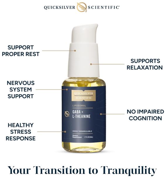 GABA with L-Theanine 1.7 fl oz - Quicksilver - Healthspan Holistic