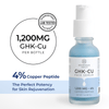 Neurogan Health GHK-Cu Neck & Face Serum bottle with concentration label, showcasing the skincare product for anti-aging and skin renewal.