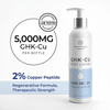 Neurogan Health GHK-Cu Lotion being applied to skin, showing a hand applying the copper peptide lotion on the arm.