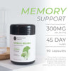 Neurogan Health Ginkgo Biloba capsules inside a bottle, dietary supplement for cognitive support, with herbal capsules visible.