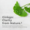 Neurogan Health Ginkgo Biloba capsules in a bottle, dietary supplement for memory and mental clarity.